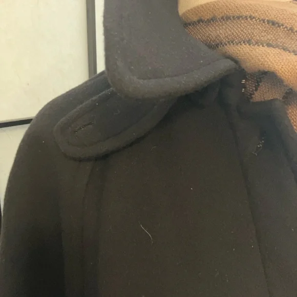 Uniqlo Very Black Wool Blend Short Cape Rare And Stylish Size L Fits M/L/XL - Picture 2 of 10